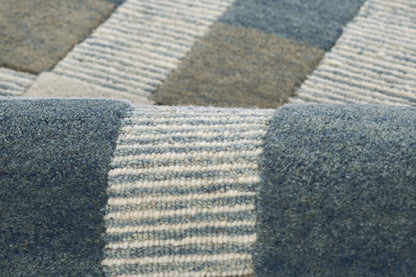 Momeni Fletcher  Blue  Contemporary
