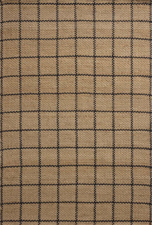 Chris Loves Julia x Loloi Fletcher  Natural Black Contemporary