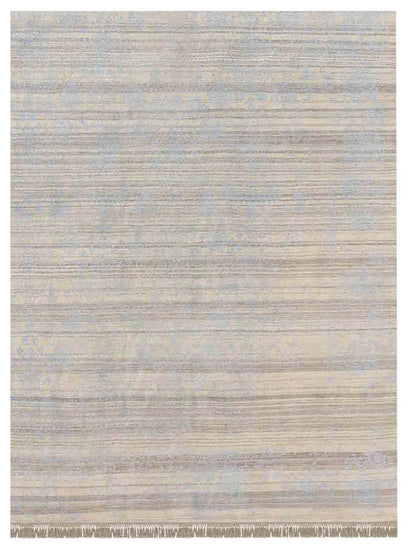 Limited Avoca AVC-401 White Ivory Transitional Knotted Rug