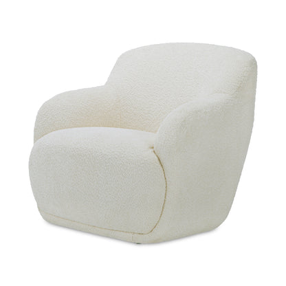 Moes Home Occasional Chairs STEVIE White Contemporary Furniture Rug