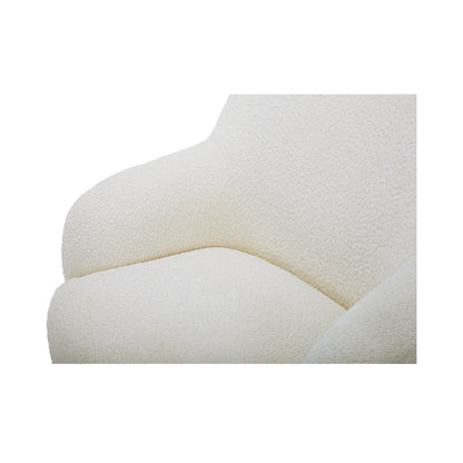 Moes Home Occasional Chairs STEVIE White Contemporary Furniture Rug