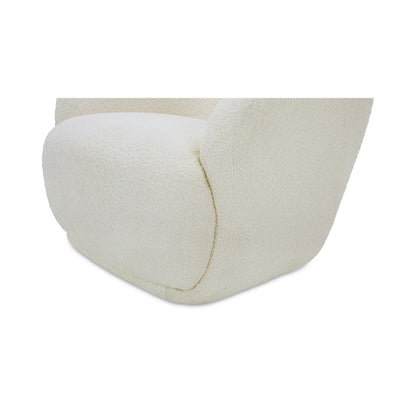 Moes Home Occasional Chairs STEVIE White Contemporary Furniture Rug