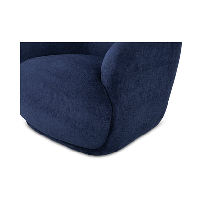 Moes Home Accent Chairs Stevie Navy Contemporary Furniture Rug