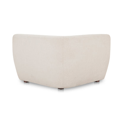 Moes Home Corner Chairs AMELIA White Contemporary Furniture Rug