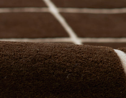 Momeni Form  Brown  Contemporary