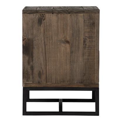 Moes Home Nightstands Elena Brown Rustic Furniture
