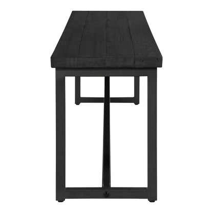 Moes Home Benches Sierra Black Rustic Furniture