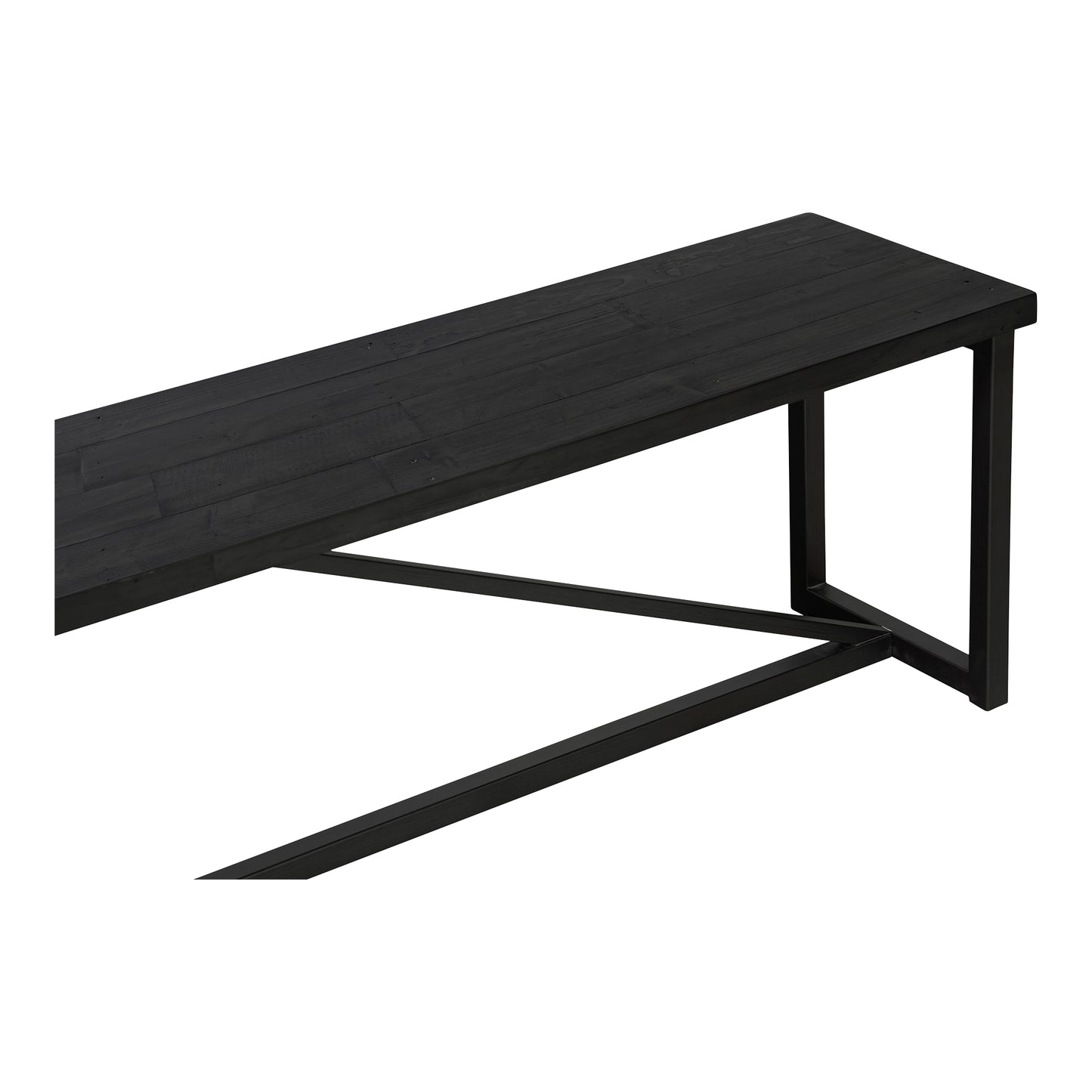 Moes Home Benches Sierra Black Rustic Furniture