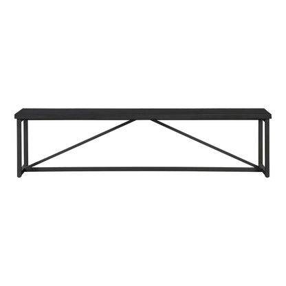 Moes Home Benches Sierra Black Rustic Furniture