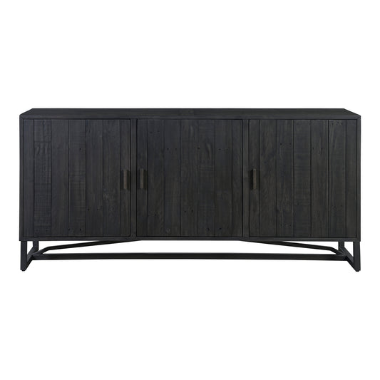 Moes Home Sideboards Sierra Black Rustic Furniture