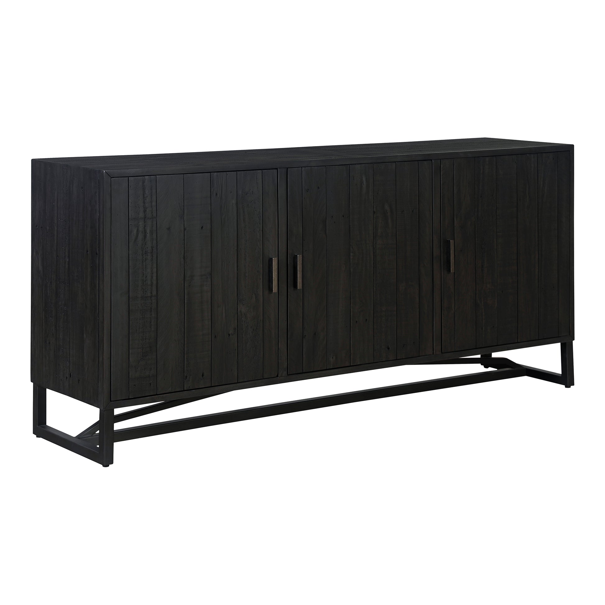 Moes Home Sideboards Sierra Black Rustic Furniture