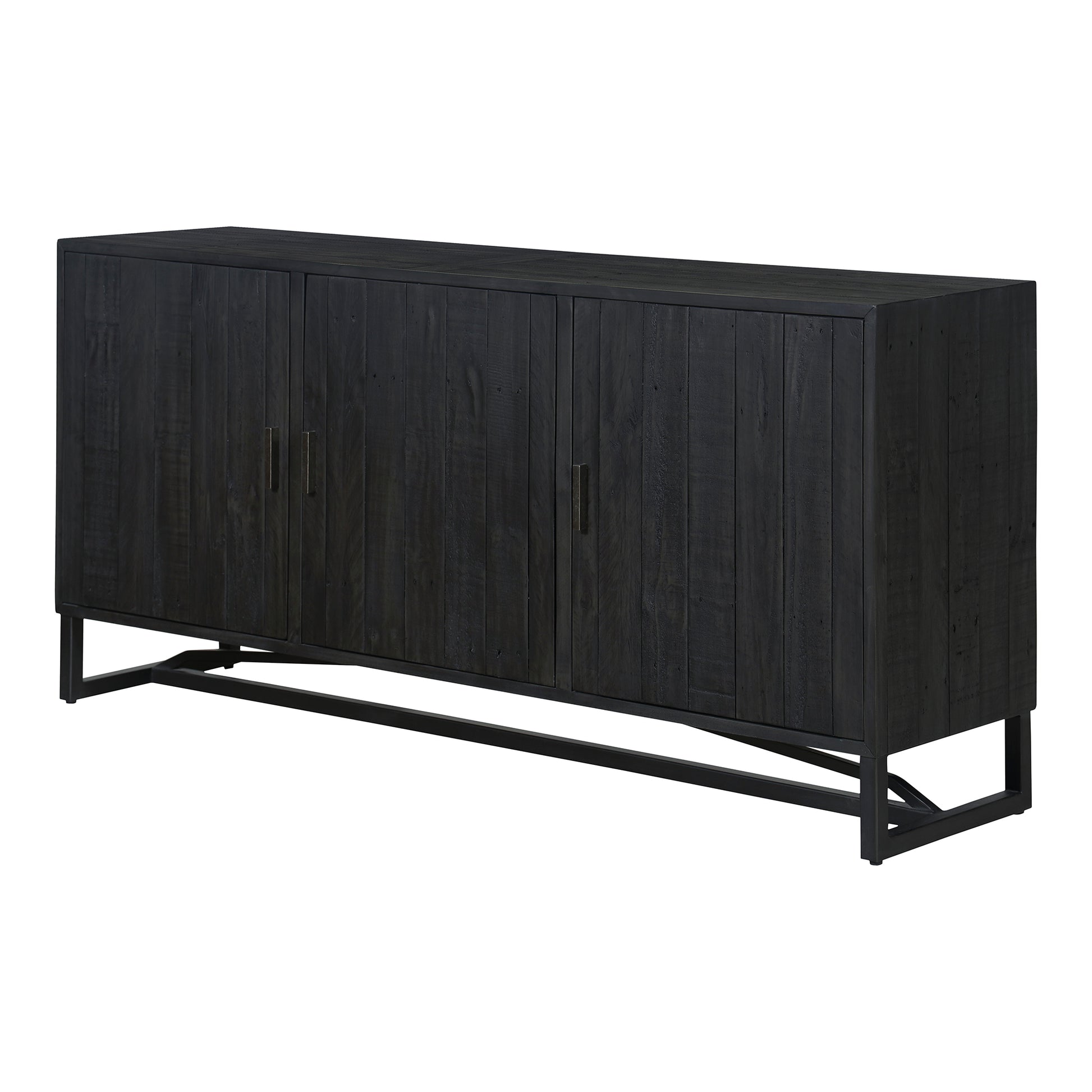 Moes Home Sideboards Sierra Black Rustic Furniture