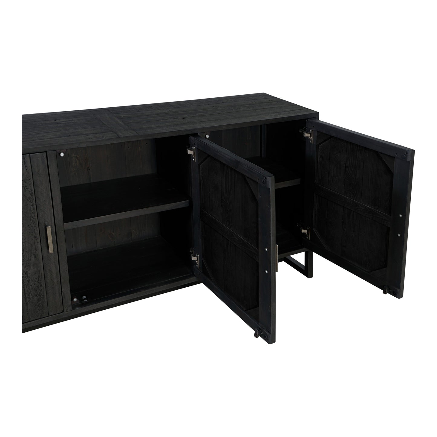 Moes Home Sideboards Sierra Black Rustic Furniture
