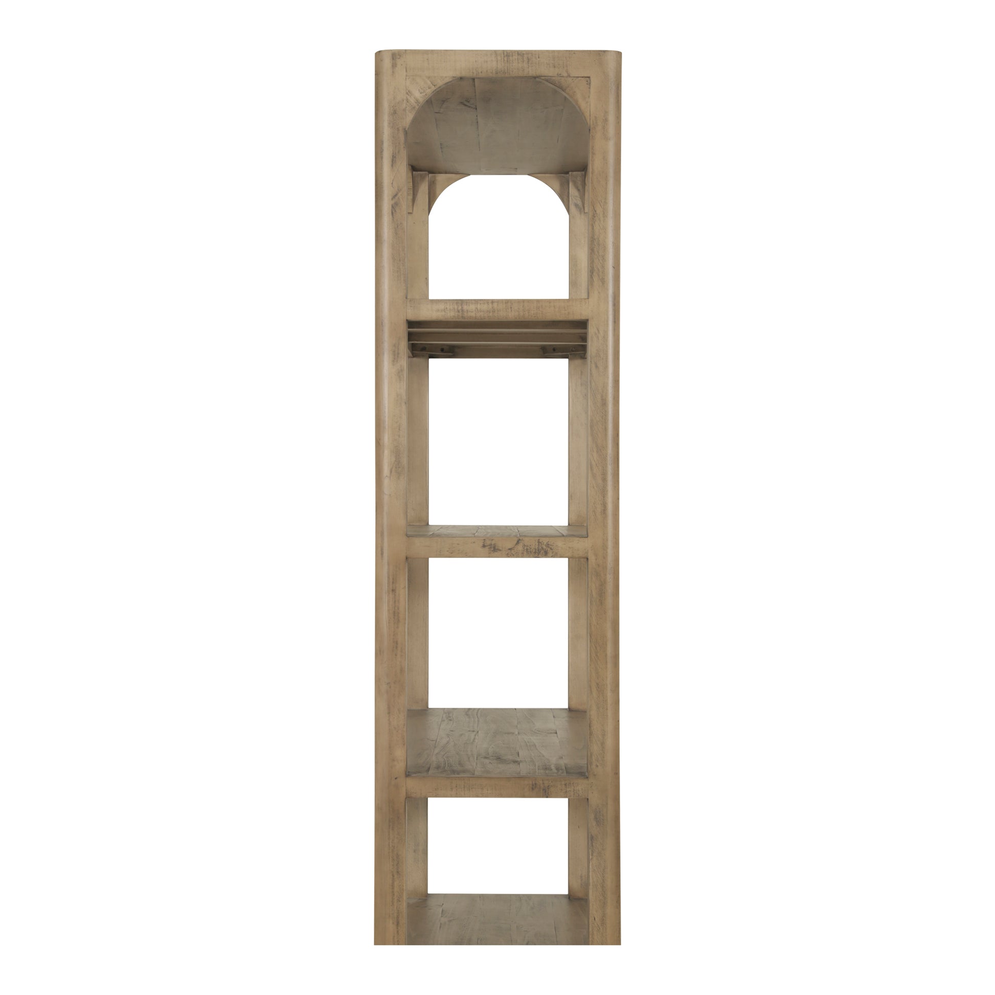 Moes Home Bookshelves ABBOTT Brown Rustic Furniture