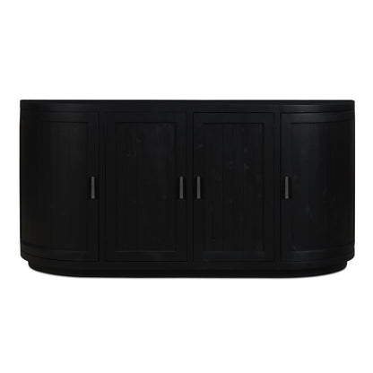 Moes Home Sideboards NICOLA Black Rustic Furniture
