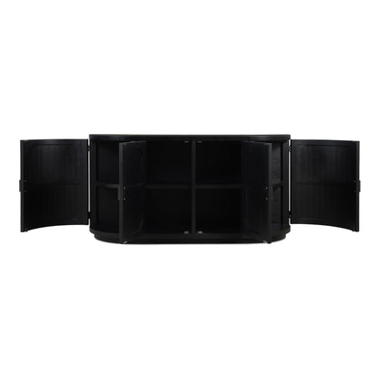 Moes Home Sideboards NICOLA Black Rustic Furniture