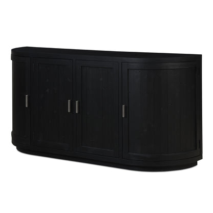 Moes Home Sideboards NICOLA Black Rustic Furniture