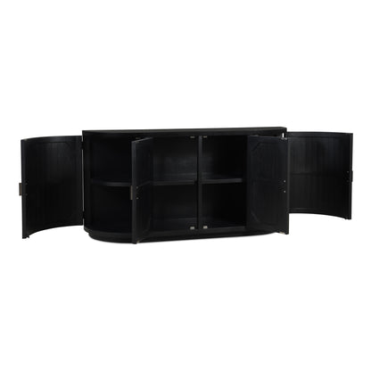 Moes Home Sideboards NICOLA Black Rustic Furniture