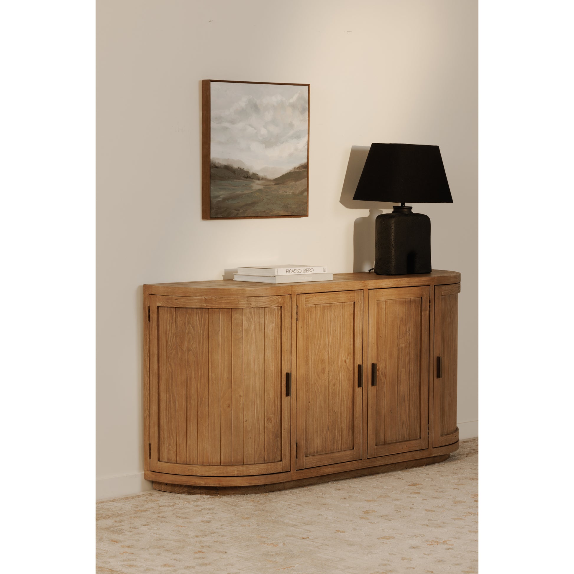 Moes Home Sideboards NICOLA Brown Rustic Furniture Rug