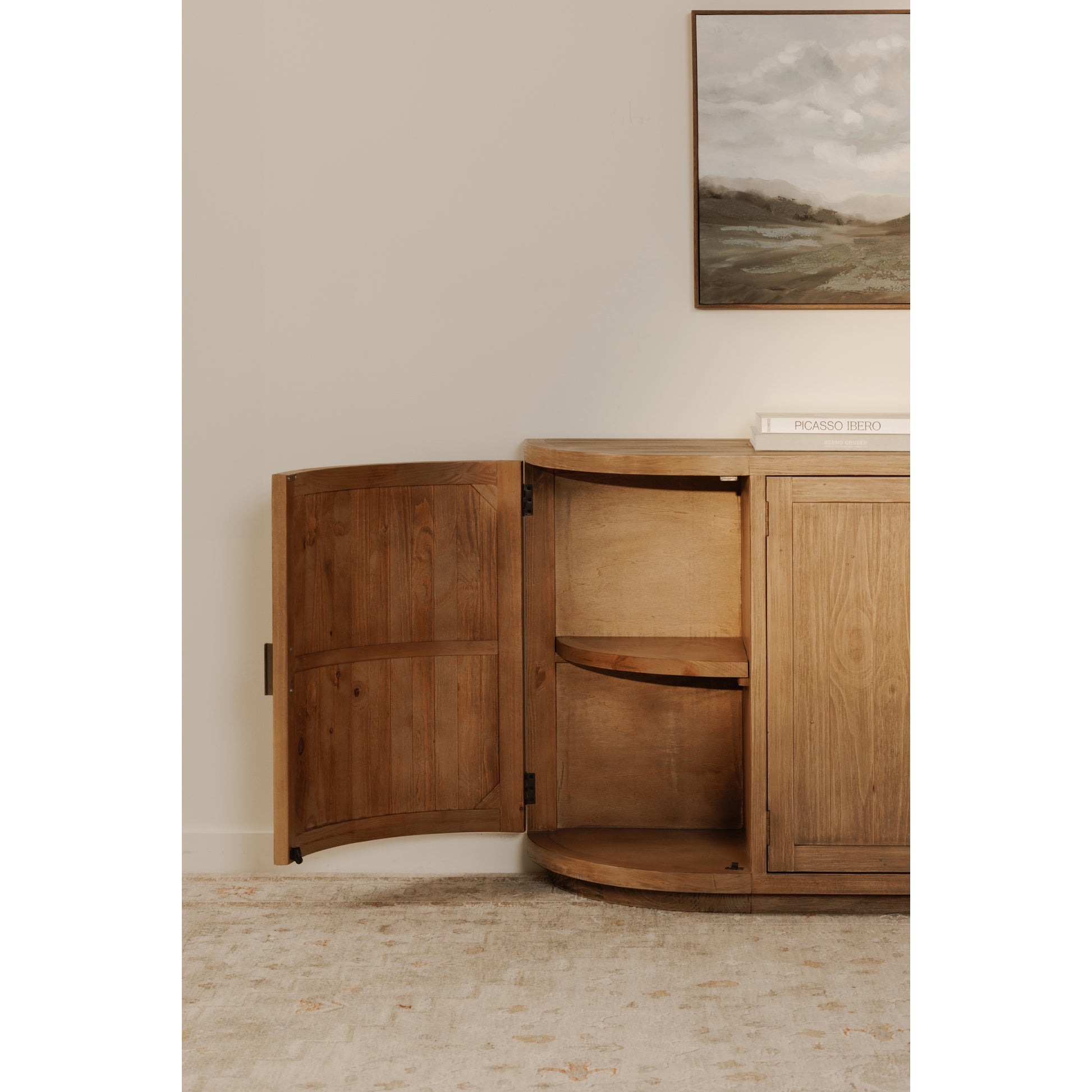Moes Home Sideboards NICOLA Brown Rustic Furniture Rug