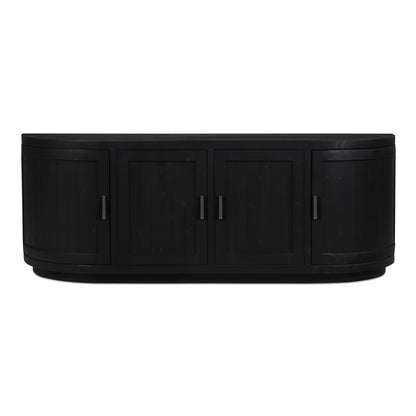 Moes Home TV Tables NICOLA Black Rustic Furniture