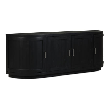 Moes Home TV Tables NICOLA Black Rustic Furniture