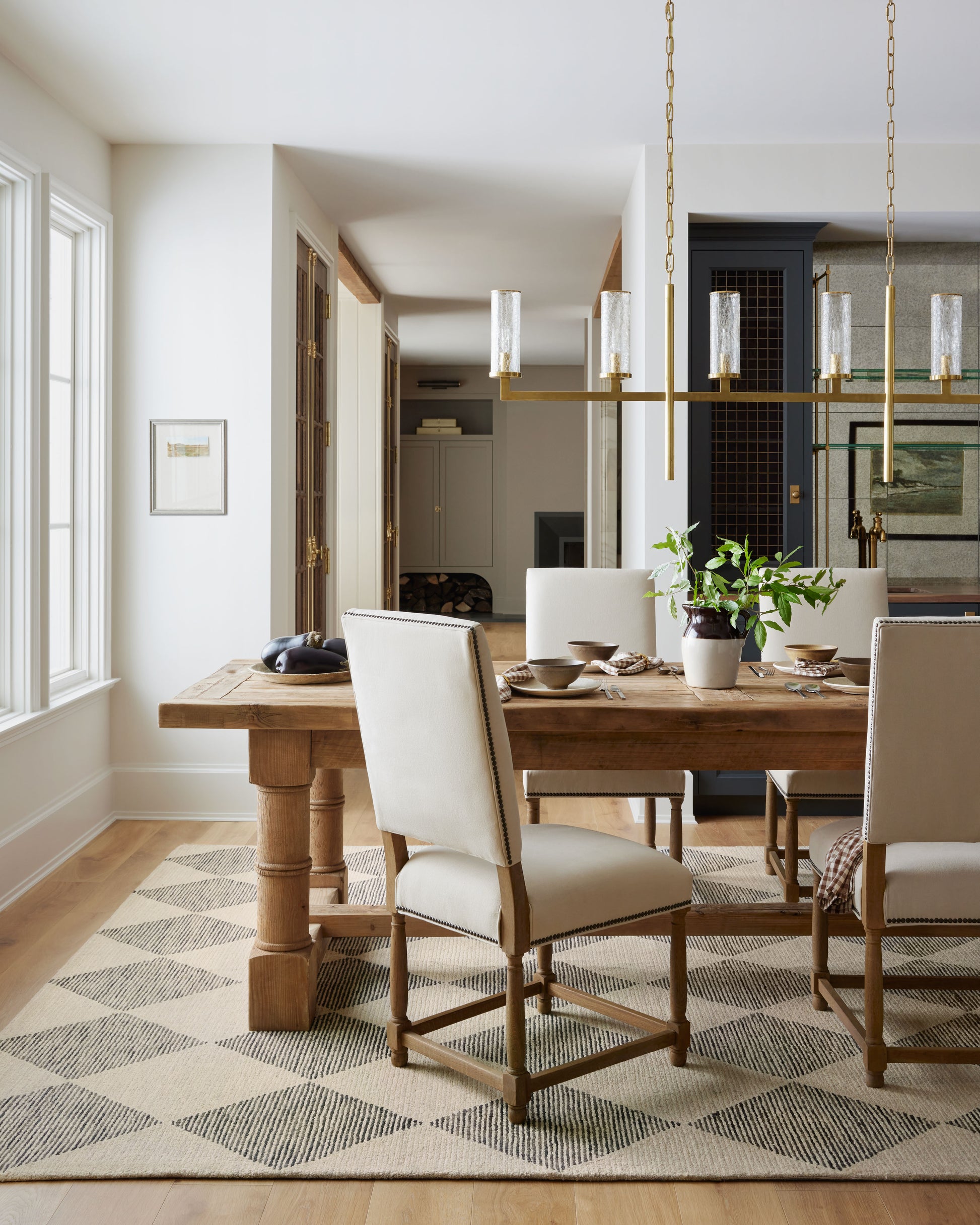 Chris Loves Julia x Loloi Francis  Beige Charcoal Contemporary