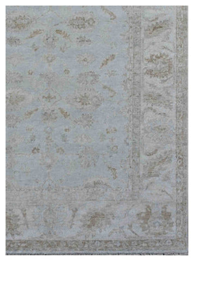 Artisan Freida Lt.Blue Ivory Traditional Knotted Rug - Rugs - Artisan - Atlanta Designer Rugs
