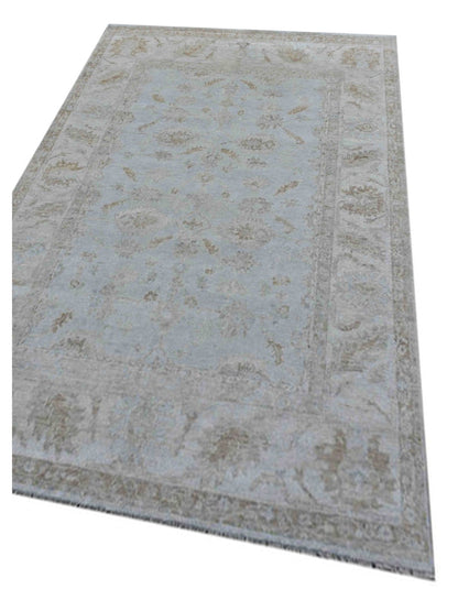 Artisan Freida Lt.Blue Ivory Traditional Knotted Rug - Rugs - Artisan - Atlanta Designer Rugs