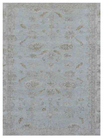 Artisan Freida Lt.Blue Ivory Traditional Knotted Rug - Rugs - Artisan - Atlanta Designer Rugs