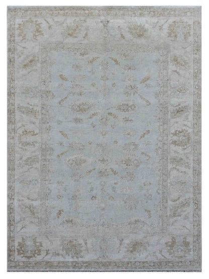 Artisan Freida Lt.Blue Ivory Traditional Knotted Rug - Rugs - Artisan - Atlanta Designer Rugs