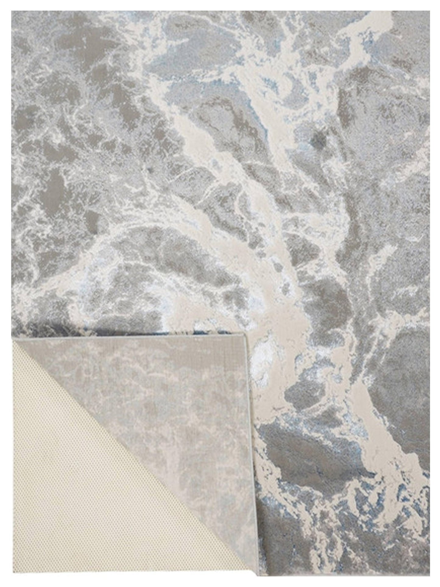 Feizy Azure 3539F Gray Blue Transitional Machine Woven Rug - Rugs - Feizy - Atlanta Designer Rugs