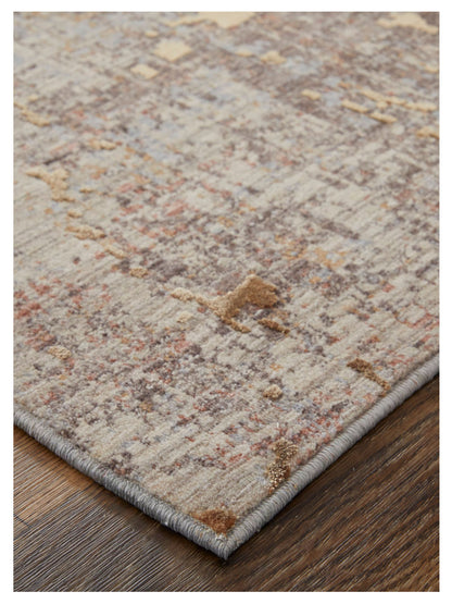 Feizy Pryor 39NEF Brown Multi Modern/Casual/Bohemian & Eclectic Modern Abstract Rug