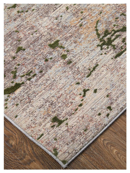 Feizy Pryor 39NEF Green Multi Modern/Casual/Bohemian & Eclectic Modern Abstract Rug