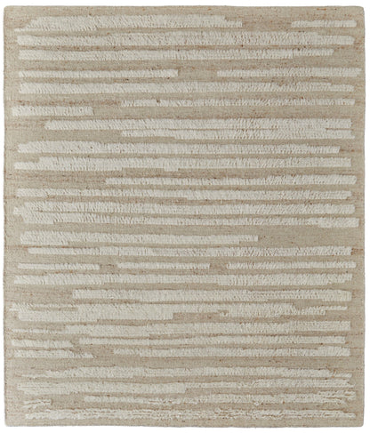 Feizy Ashby 8910F Ivory Beige Transitional/Scandinavian/Casu Hand Woven Rug - Rugs - Feizy - Atlanta Designer Rugs