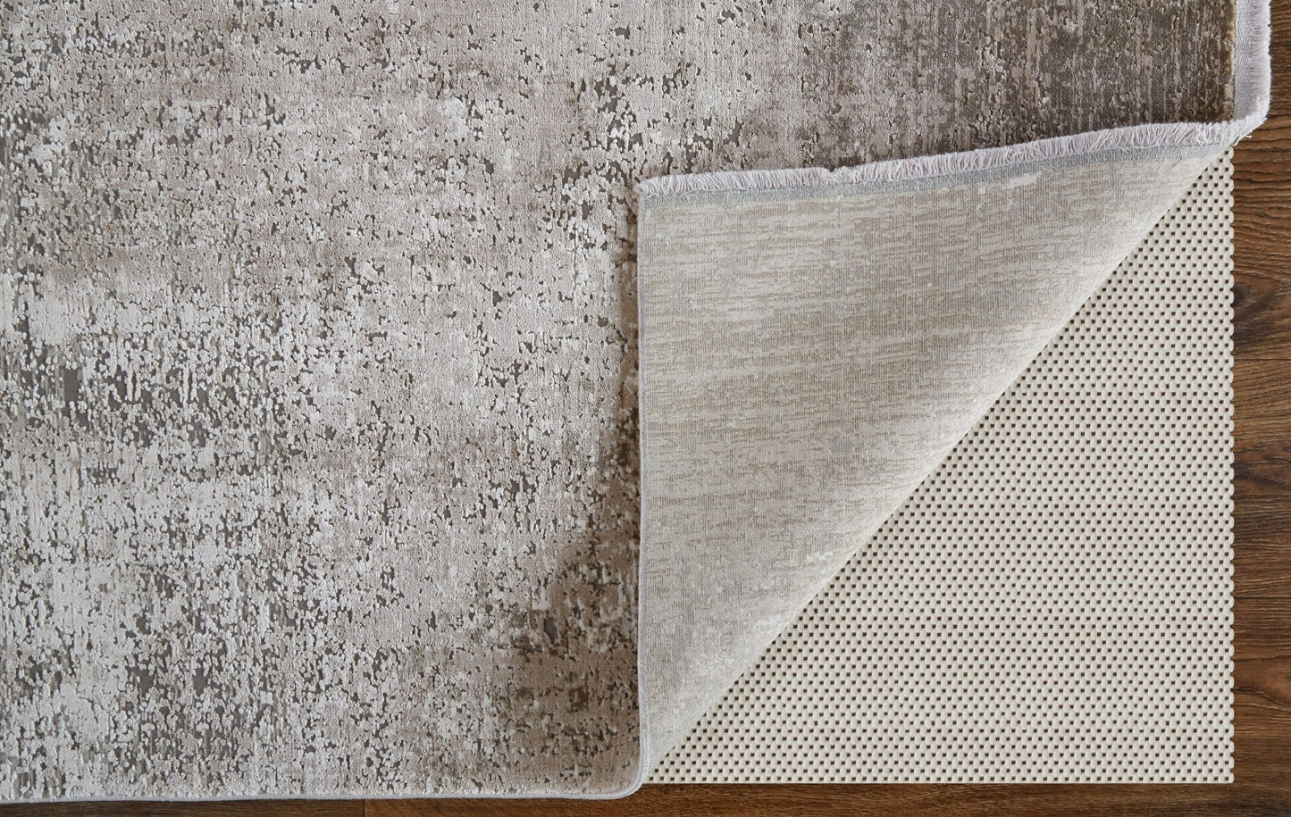 Feizy Cadiz 39FWF Beige Gray Modern/Casual Machine Woven Rug - Rugs - Feizy - Atlanta Designer Rugs