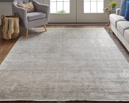 Feizy Cadiz 39FWF Beige Gray Modern/Casual Machine Woven Rug - Rugs - Feizy - Atlanta Designer Rugs