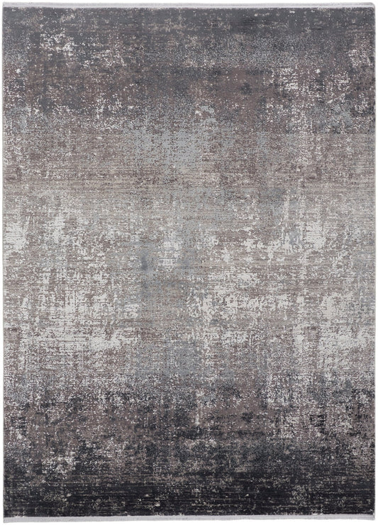 Feizy Cadiz 39FWF Charcoal Black Modern/Casual Machine Woven Rug - Rugs - Feizy - Atlanta Designer Rugs