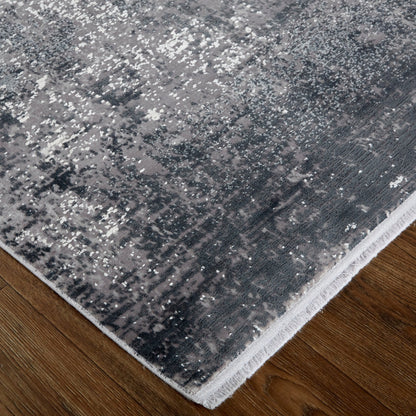 Feizy Cadiz 39FWF Charcoal Black Modern/Casual Machine Woven Rug - Rugs - Feizy - Atlanta Designer Rugs