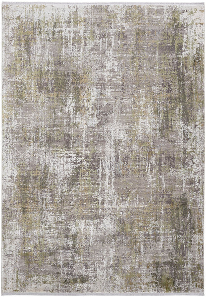 Feizy Cadiz 39FXF Green Gray Modern/Casual Machine Woven Rug - Rugs - Feizy - Atlanta Designer Rugs