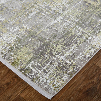 Feizy Cadiz 39FXF Green Gray Modern/Casual Machine Woven Rug - Rugs - Feizy - Atlanta Designer Rugs