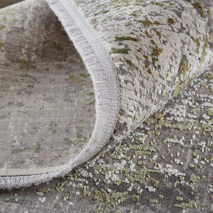 Feizy Cadiz 39FXF Green Gray Modern/Casual Machine Woven Rug - Rugs - Feizy - Atlanta Designer Rugs