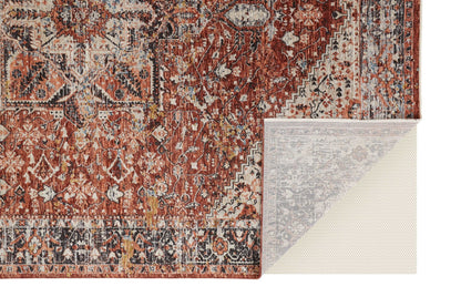 Feizy Caprio 3960F Rust Transitional/Bohemian & Eclect Machine Woven Rug - Rugs - Feizy - Atlanta Designer Rugs