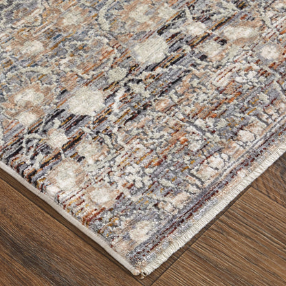 Feizy Caprio 3961F Stone Transitional/Bohemian & Eclect Machine Woven Rug - Rugs - Feizy - Atlanta Designer Rugs