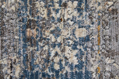 Feizy Caprio 3962F Blue Rust Transitional/Casual/Bohemian & Machine Woven Rug - Rugs - Feizy - Atlanta Designer Rugs