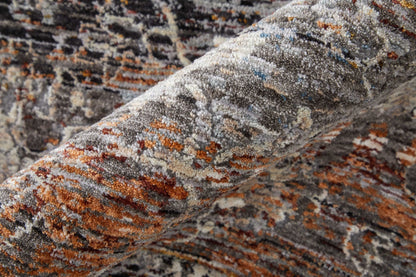 Feizy Caprio 3962F Blue Rust Transitional/Casual/Bohemian & Machine Woven Rug - Rugs - Feizy - Atlanta Designer Rugs