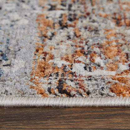 Feizy Caprio 3962F Blue Rust Transitional/Casual/Bohemian & Machine Woven Rug - Rugs - Feizy - Atlanta Designer Rugs