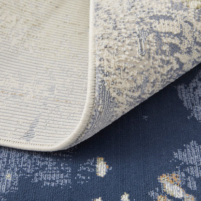 Feizy Clio 39K1F Blue Multi Abstract Machine Woven Rug - Rugs - Feizy - Atlanta Designer Rugs