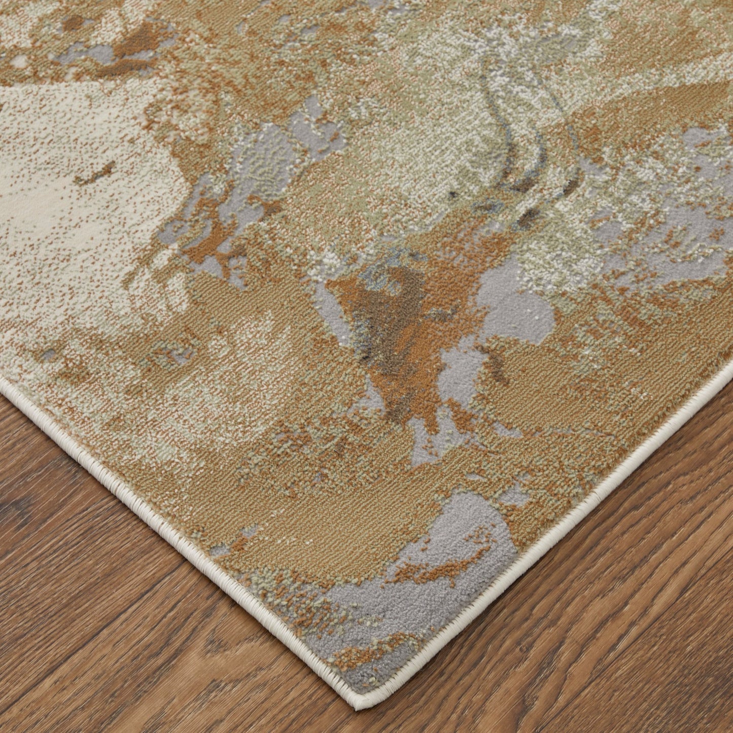 Feizy Clio 39K1F Brown Beige Modern/Industrial/Casual Machine Woven Rug - Rugs - Feizy - Atlanta Designer Rugs