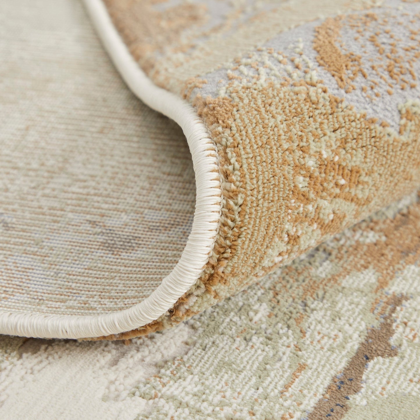 Feizy Clio 39K1F Brown Beige Modern/Industrial/Casual Machine Woven Rug - Rugs - Feizy - Atlanta Designer Rugs